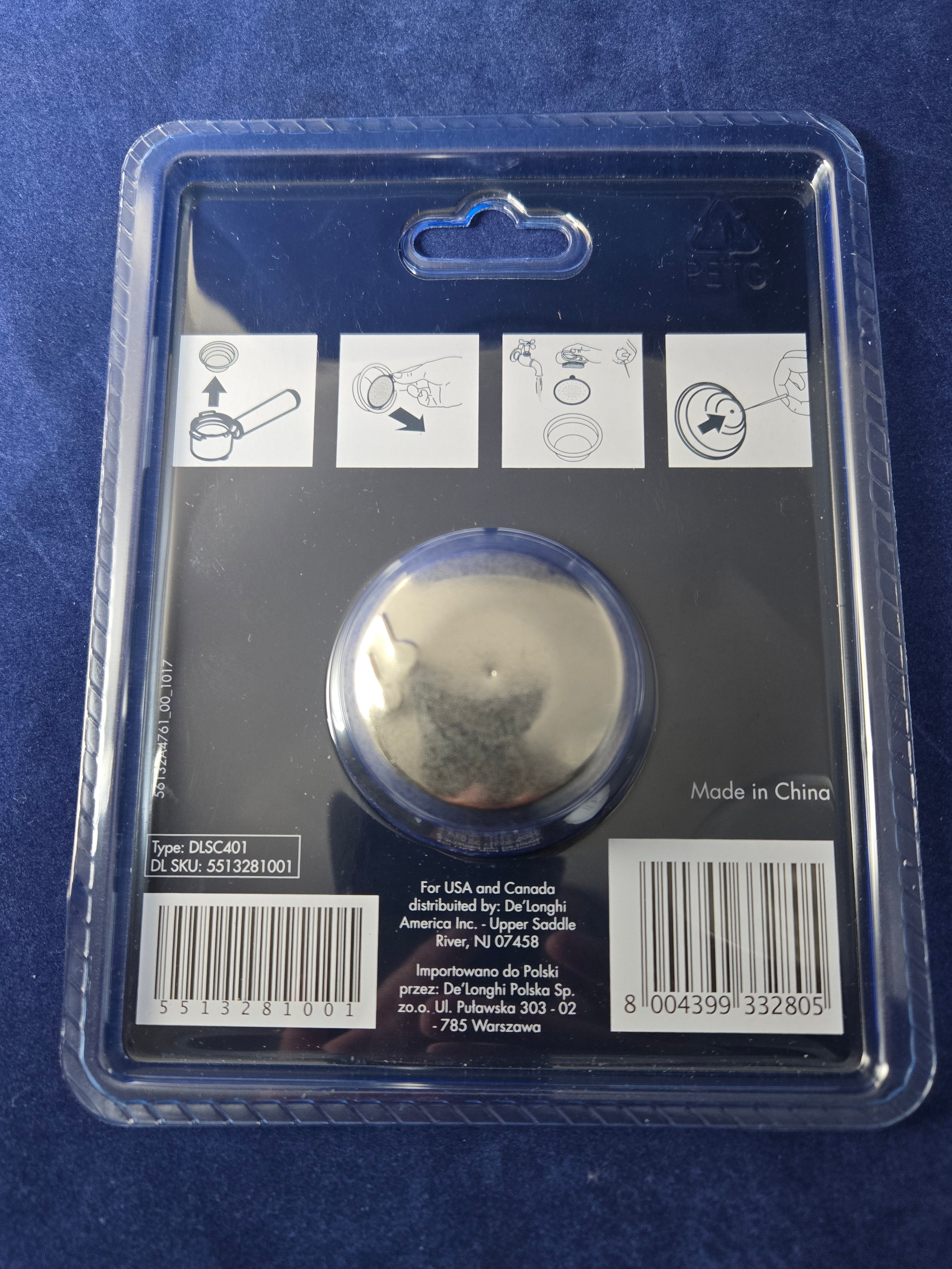 DeLonghi 2 Cup easy clean filter for Coffee maker - 5513281001