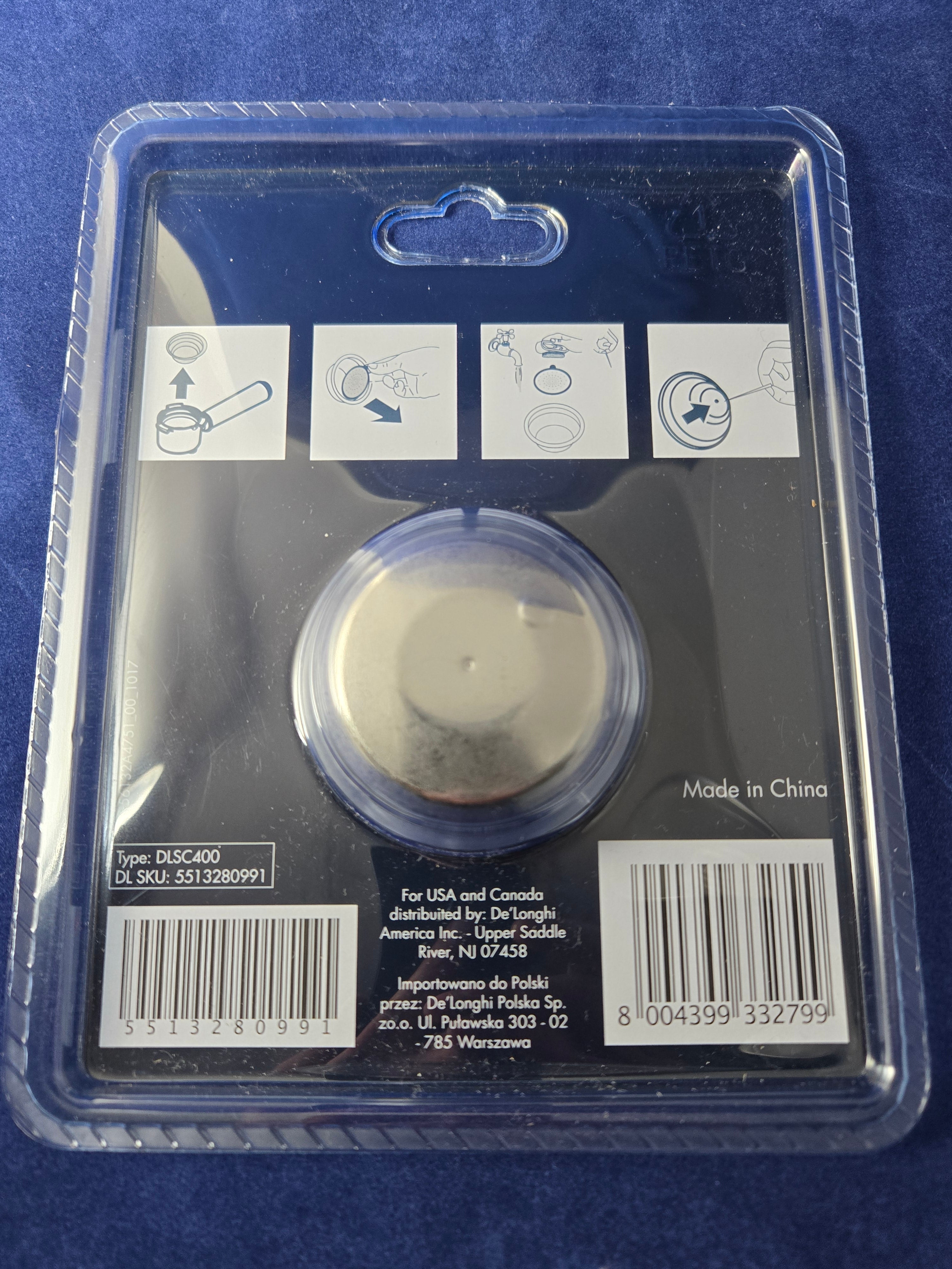 DeLonghi 1 Cup easy clean filter for Coffee maker - 5513280991