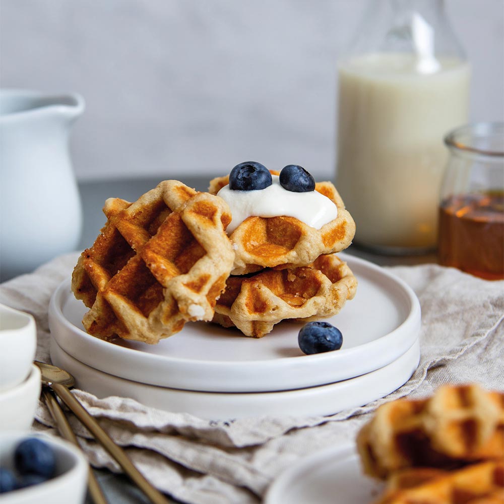 Belgian Waffle Iron (2 waffle capacity) Advanced Control by GASTROBACK - 62424