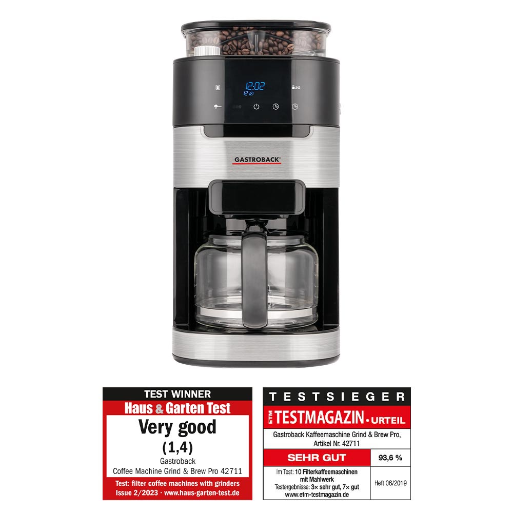 Coffee Machine Grind & Brew Pro by GASTROBACK - 62711