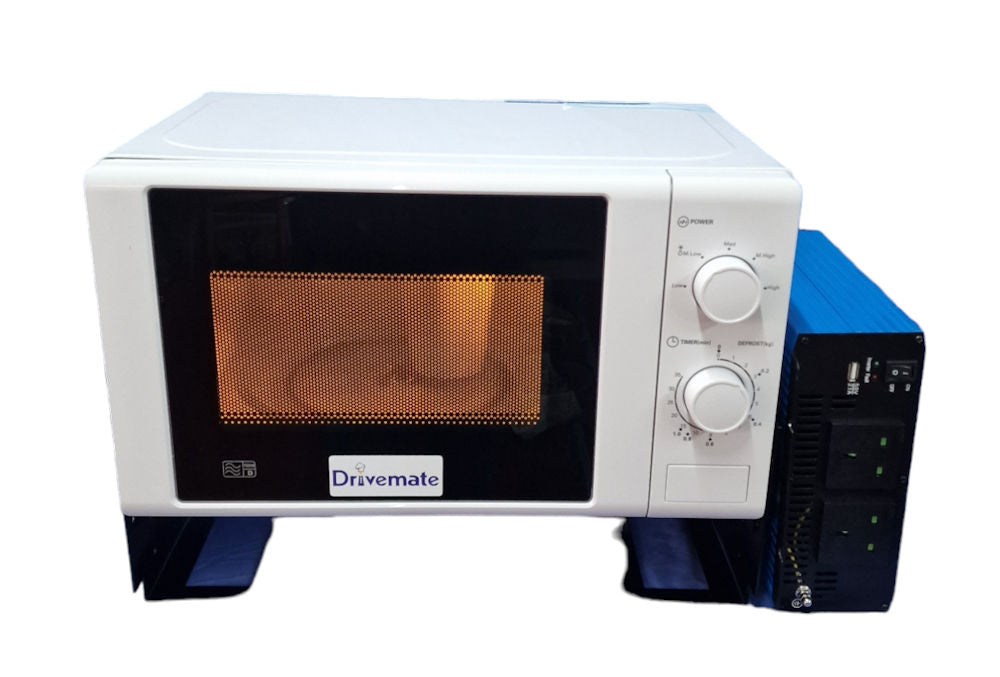 700 watt white microwave, 1500 watt inverter and adjustable bracket - KIT037