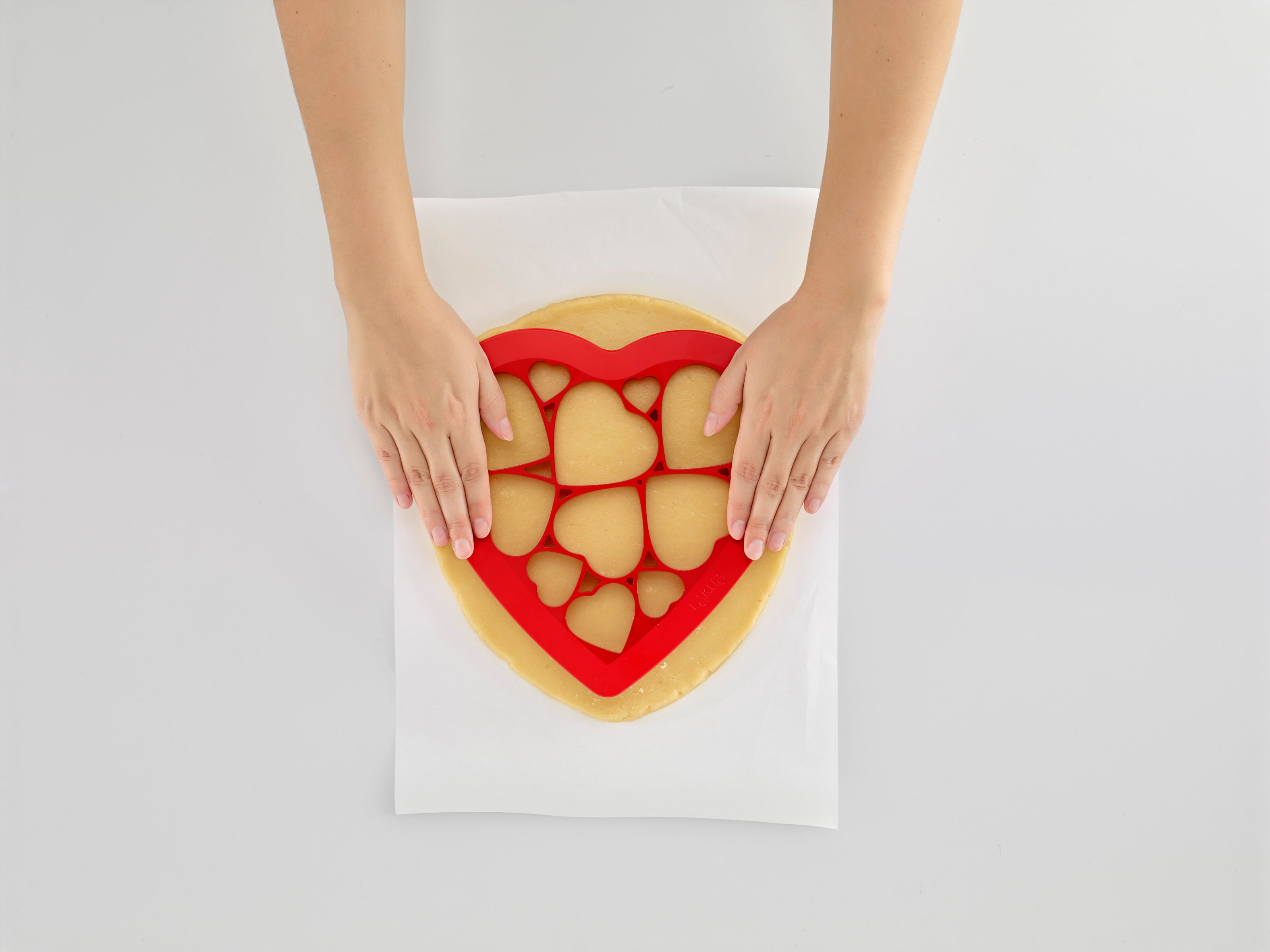 Lekue cookie puzzle hearts maker