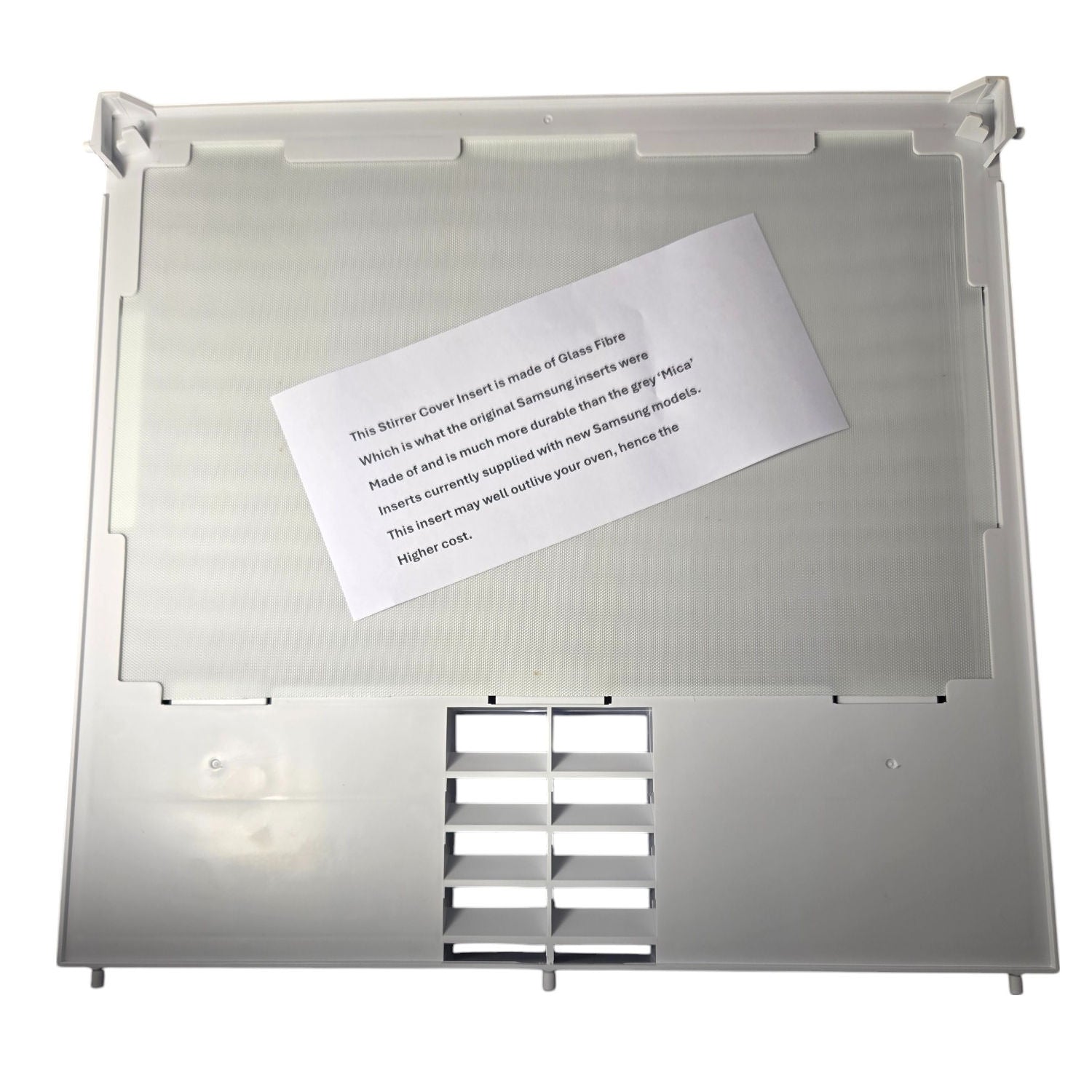 Samsung CM1029 Stirrer cover frame and insert assembly (Roof lining) - KIT047