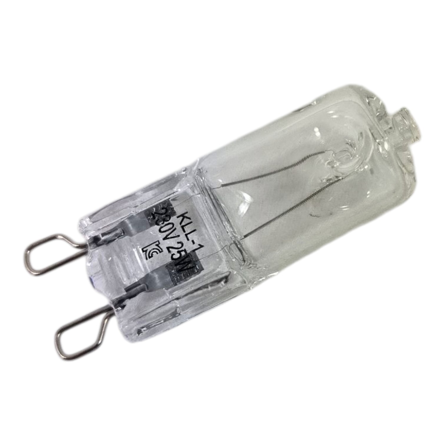Microwave halogen lamp - G9 type, 25 watts, 230 volts, 300° - sold singly