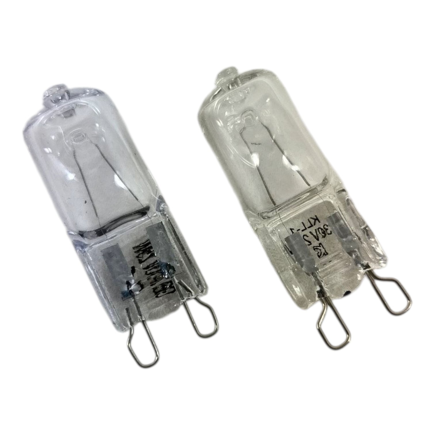Microwave halogen lamp - G9 type, 25 watts, 230 volts, 300° - pack of 2