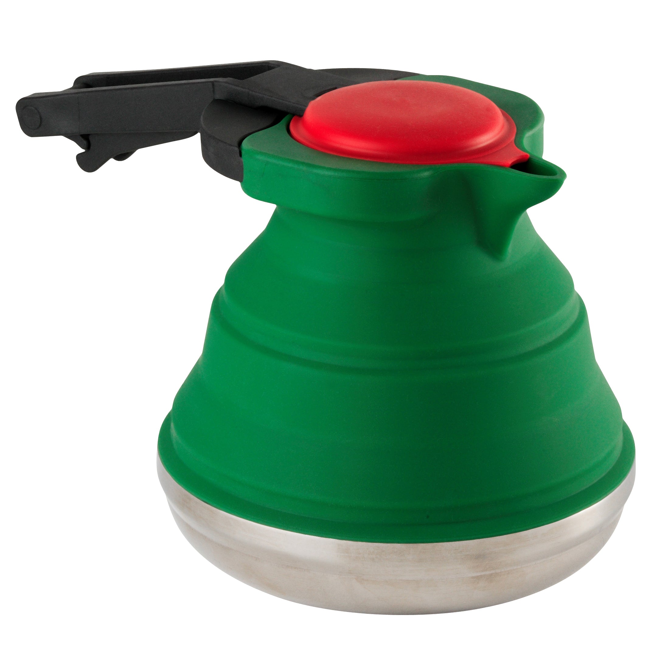 Collapsible Silicone Kettle - green