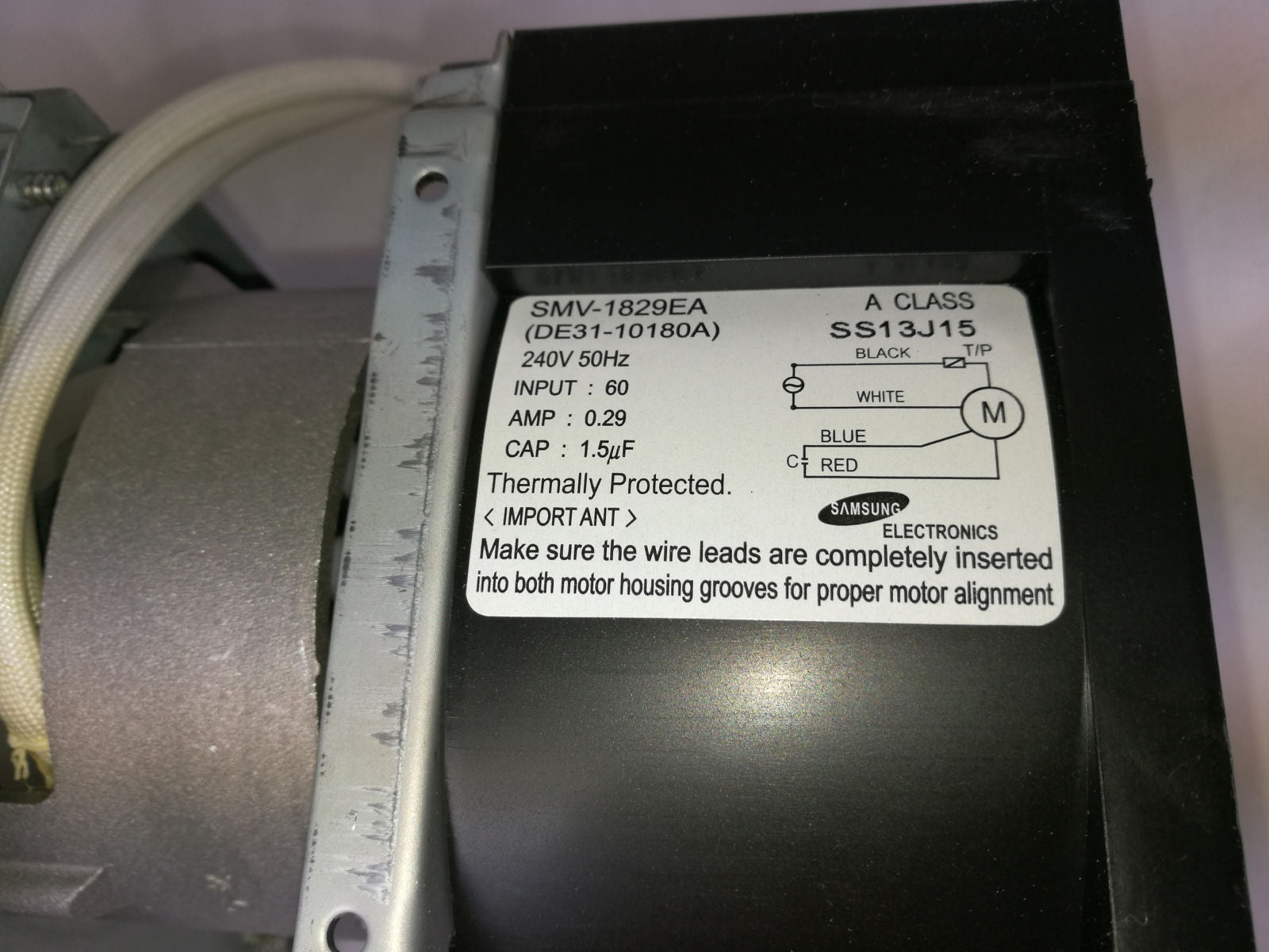 Samsung Cooling fan assembly DE31-10180A