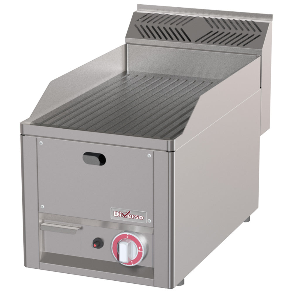 Diverso WR-GPRS-24 Grooved gas griddle -Top-