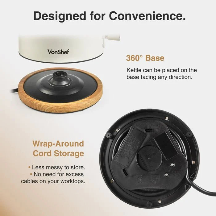 Fika Cream Microwave, Kettle & 2 Slice Toaster Set