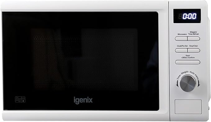 Igenix 20L 800W Digital Microwave White IGMD0820W