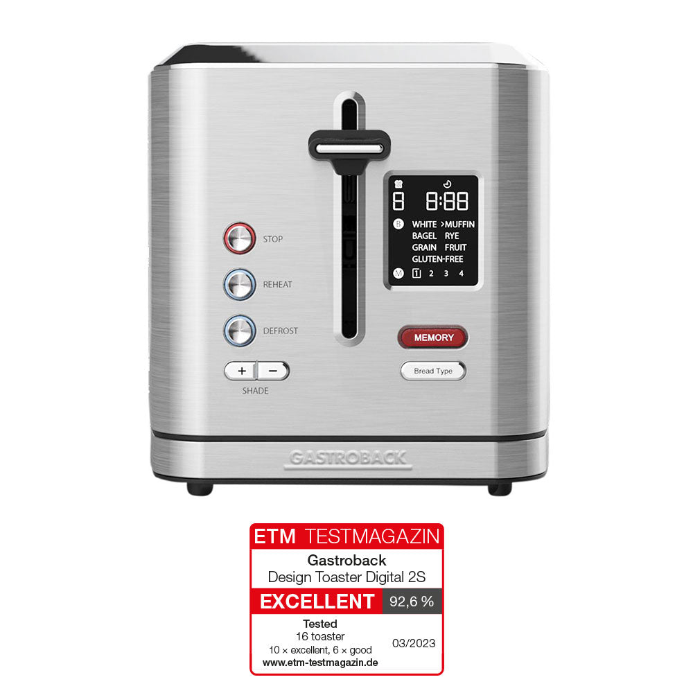 Design Toaster Digital 2 Slice by GASTROBACK - 62395