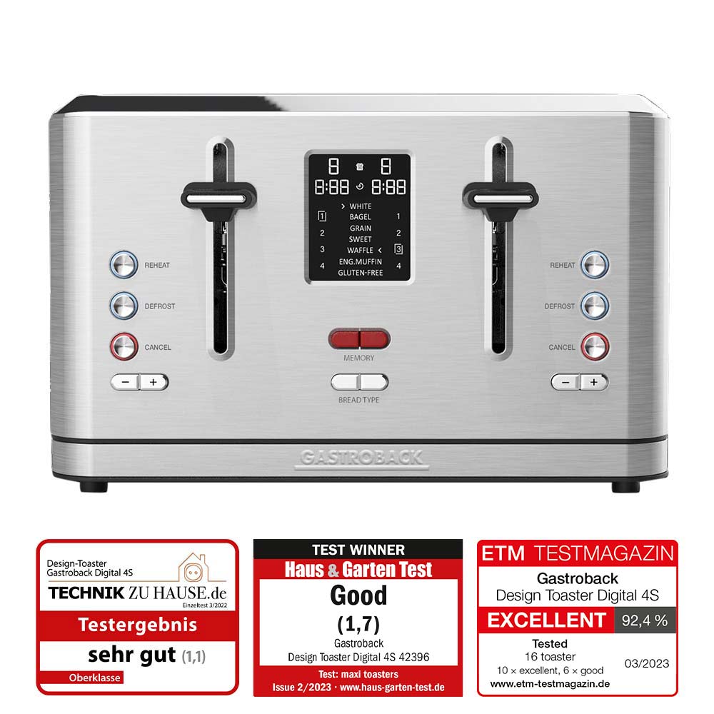 Design Toaster Digital 4 Slice by GASTROBACK - 62396