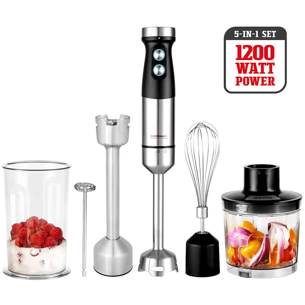 Design Power Hand Blender Set 5-in-1 by GASTROBACK - 60972