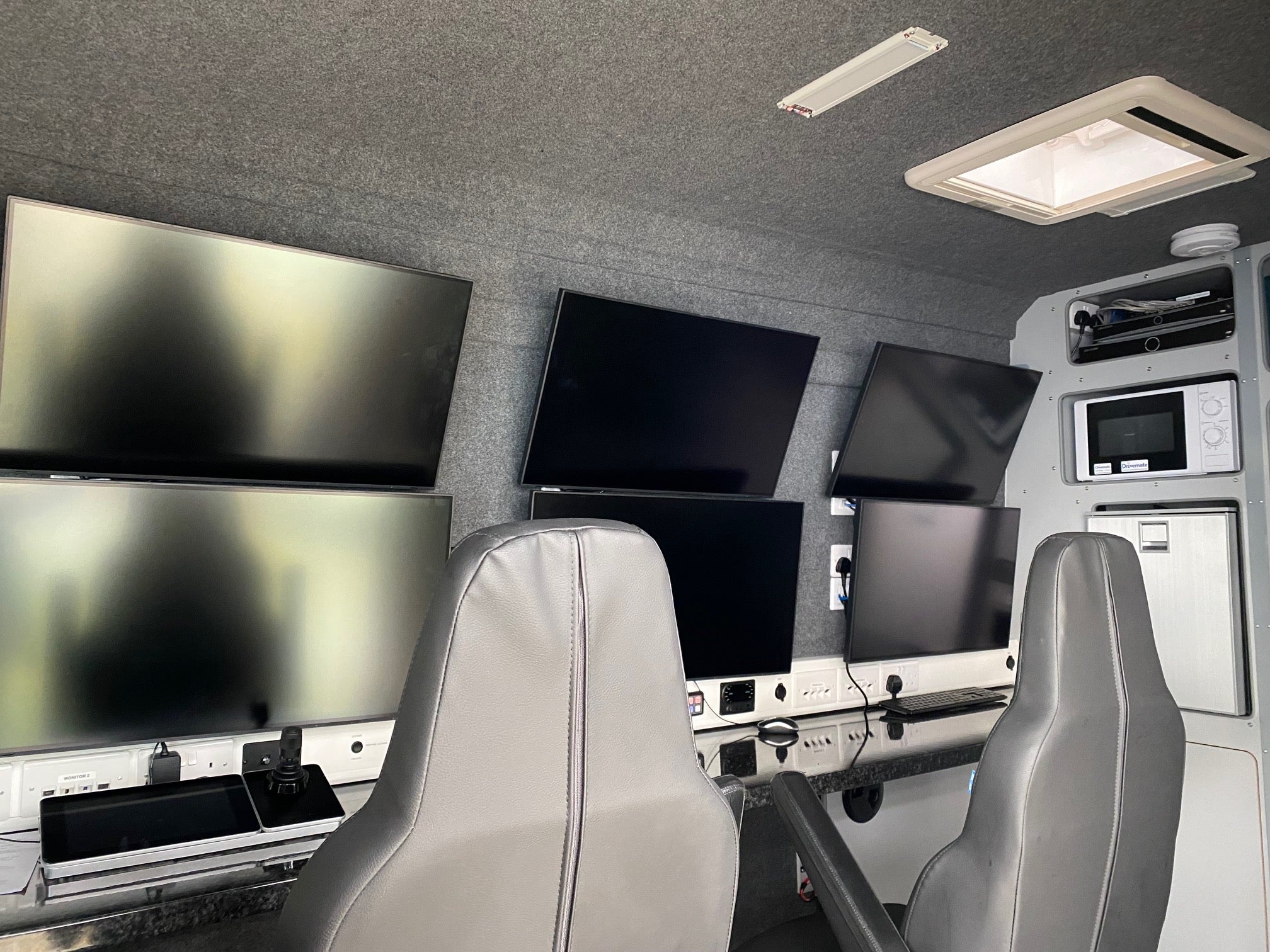 low power microwave in control room