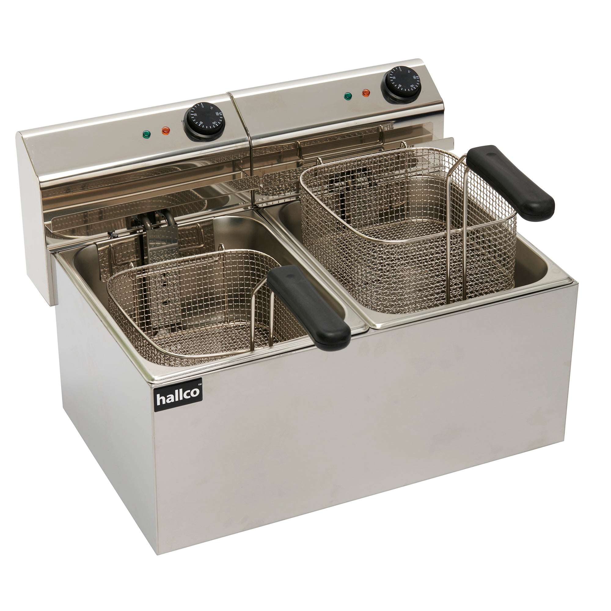 Hallco MDF88 twin basket countertop plug in (2 x 6 Litre) Fryer