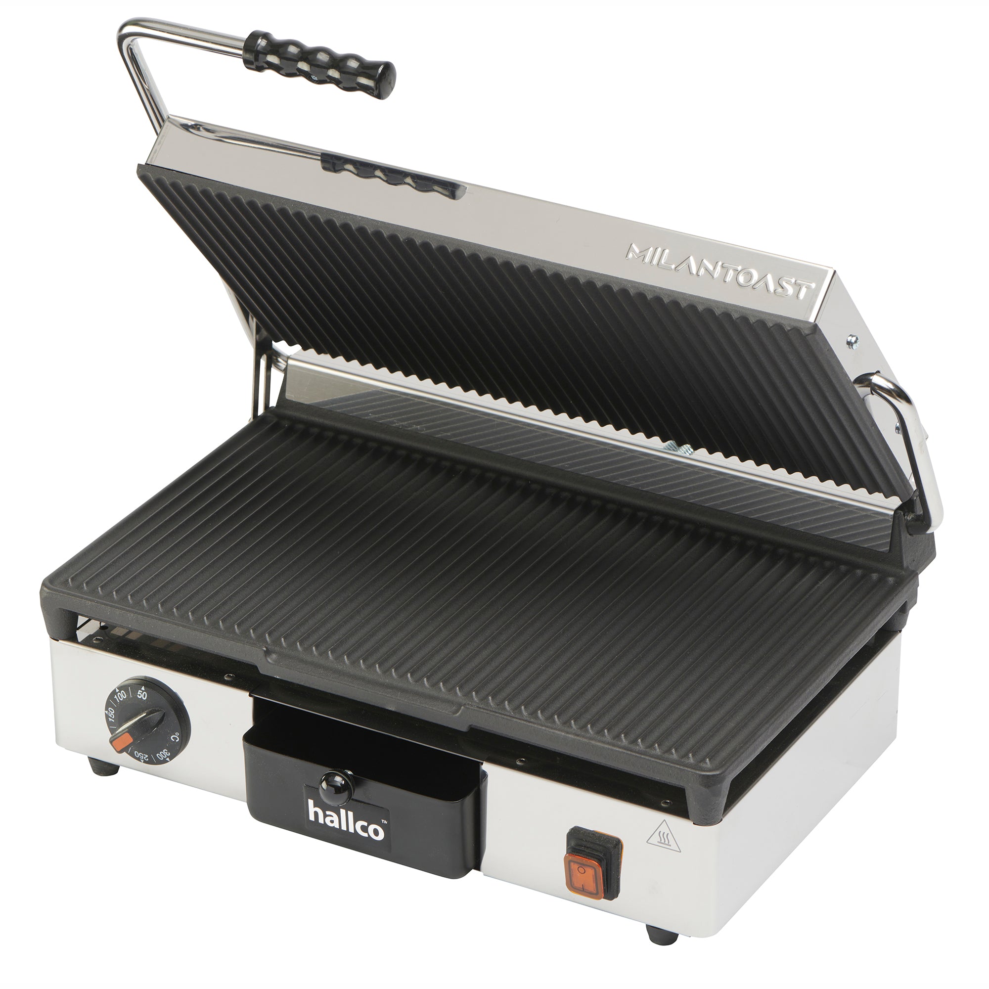 Hallco MEMT16030XNS Panini/Contact Grill - Large, single grill