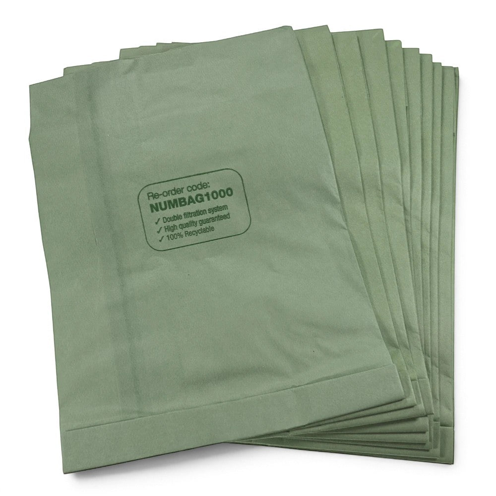 Numatic Paper Dust Bag (Pack Of 10) - Pattern Part - NUMBAG1000