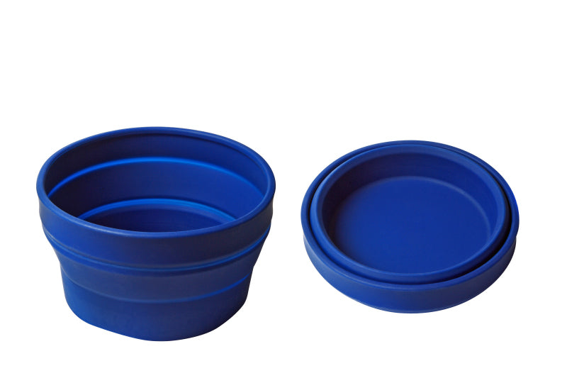 Collapsible silicone pet food bowl, PET-BOWL-BLUE
