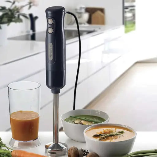 Ariete 700W 3-in-1 Hand Blender, Whisk & Chopper Dark Grey - 00C060110ARSA