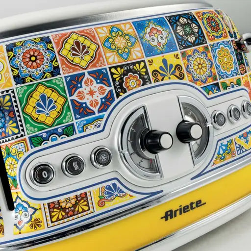 Ariete 4 Slice Positano Toaster 00C01560PARAS