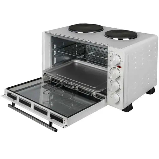 Igenix 30L Electric Mini Oven with Double Hotplates IG7130
