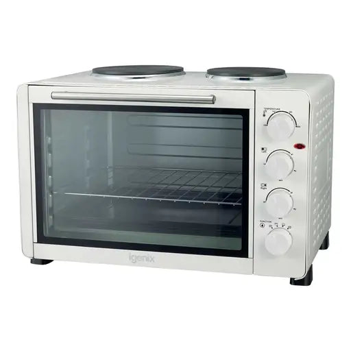 Igenix 45L Electric Mini Oven with Double Hotplates IG7145