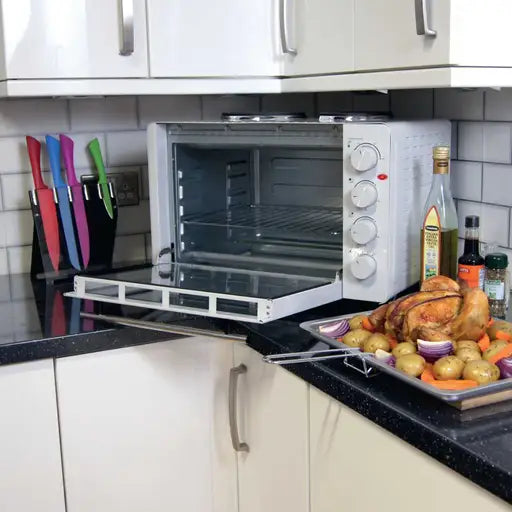 Igenix 45L Electric Mini Oven with Double Hotplates IG7145
