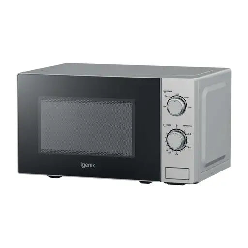 Igenix 20L 800W Manual Solo Microwave Stainless Steel IGM0820SS