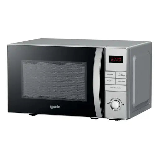 Igenix 20L 800W Digital Solo Microwave Stainless Steel IGM0821SS