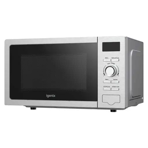 Igenix 20L 800W Digital Microwave Stainless Steel - IGMS02080SS