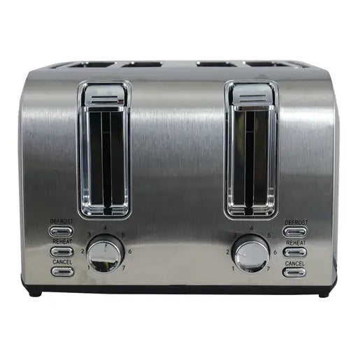 Igenix 4 Slice Toaster Stainless Steel
