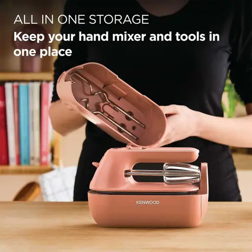 Kenwood 350W QuickMix Go Hand Mixer Clay Red KW0014