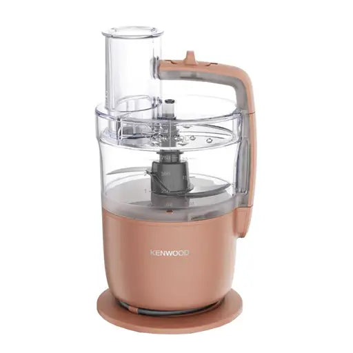 Kenwood 650W 1.3L MultiPro Go Super Compact Food Processor Clay Red - FDP22.130RD