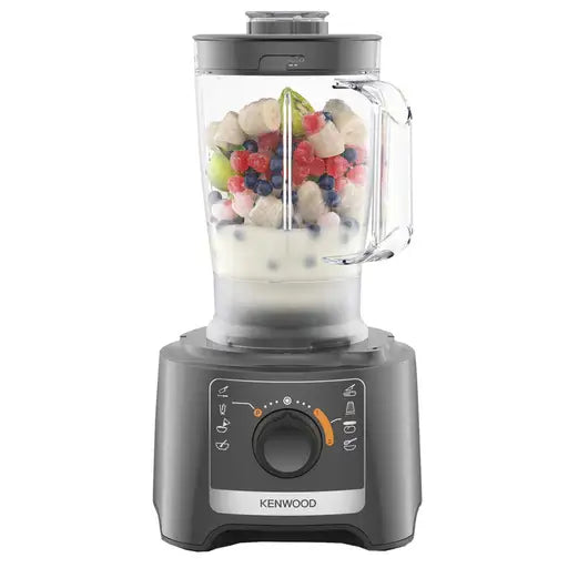 Kenwood 800W MultiPro 2-in-1 Compact Food Processor & Blender Grey FDP31.170GY