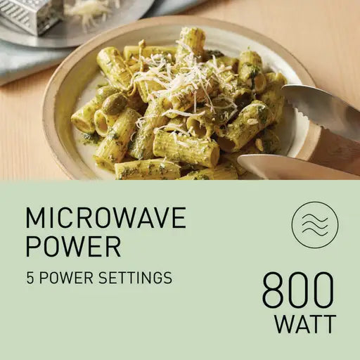 Panasonic 20L 800W Compact Microwave Oven Silver - NNST23QMBPQ
