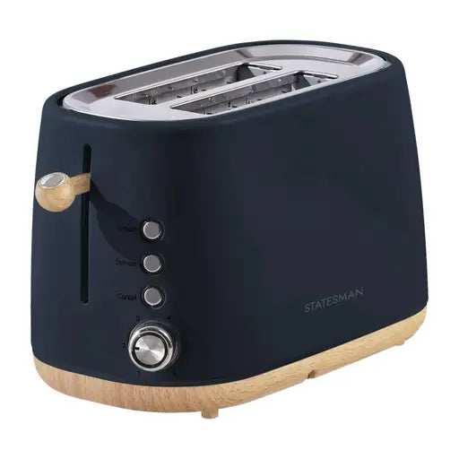Statesman 2 Slice Scandi Toaster Navy Blue - SKT05090NB