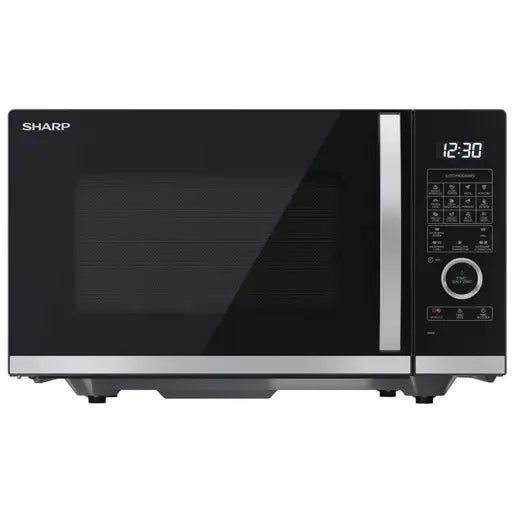 Sharp 25L 900w Combination Flatbed Microwave Oven With Grill Black YC-QC254AU-B