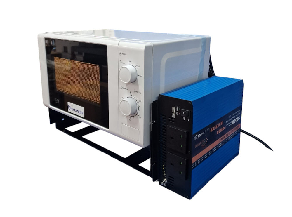 700 watt white microwave, 1500 watt inverter and adjustable bracket - KIT037