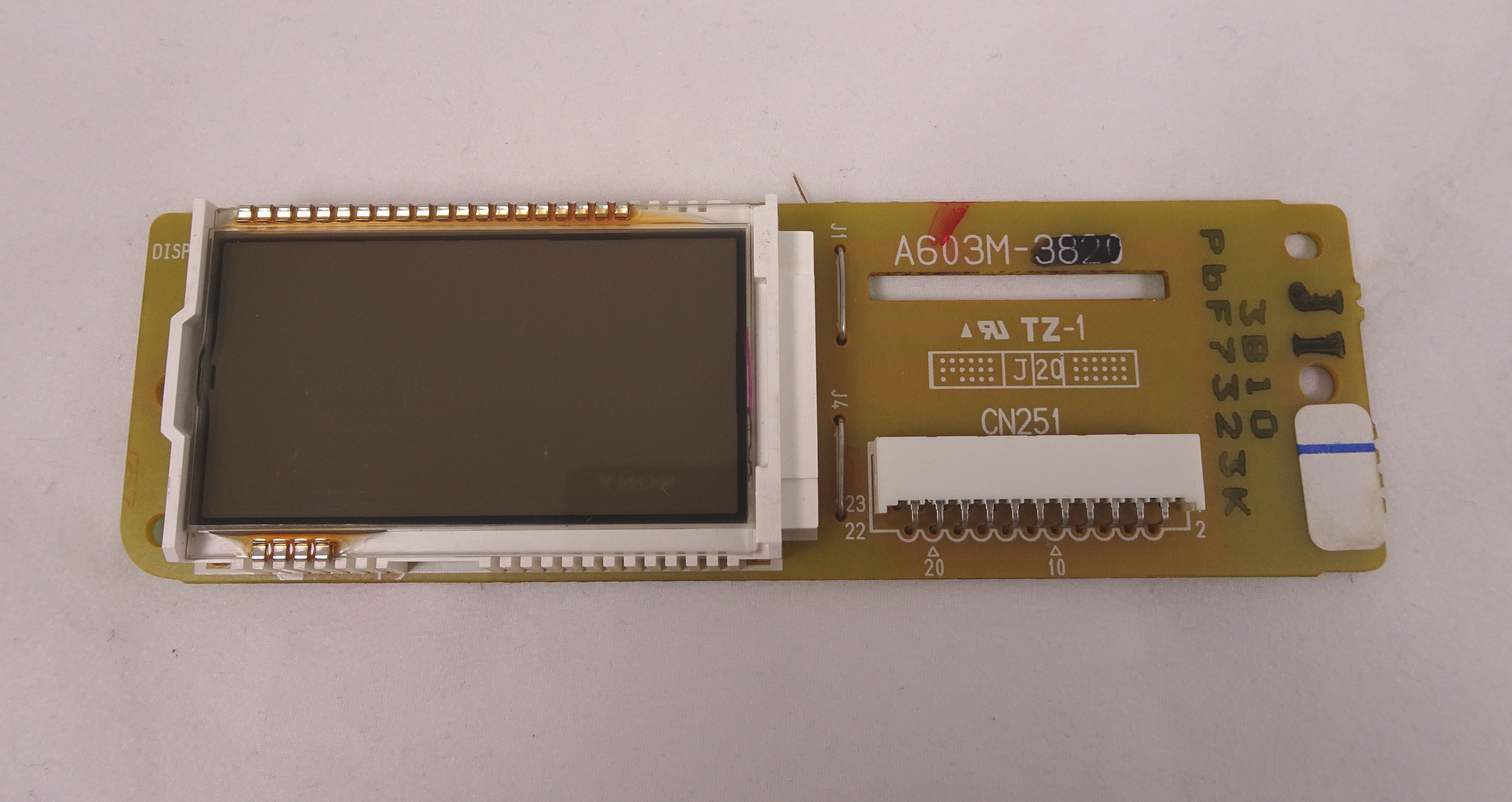 Panasonic NE-1643, Panasonic NE-1653, Panasonic NE-1843, Panasonic NE-1853 display circuit board - A603M-3B10