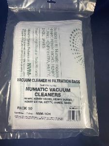 Hetty (Numatic) Filter-Flo Synthetic Dust Bags (Pack Of 10) - Pattern Part