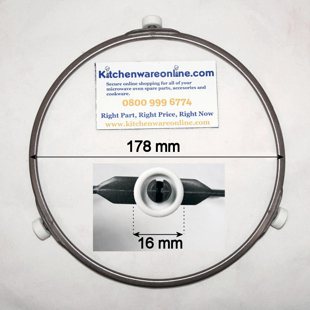 Plastic roller ring (178mm) for Panasonic microwave ovens