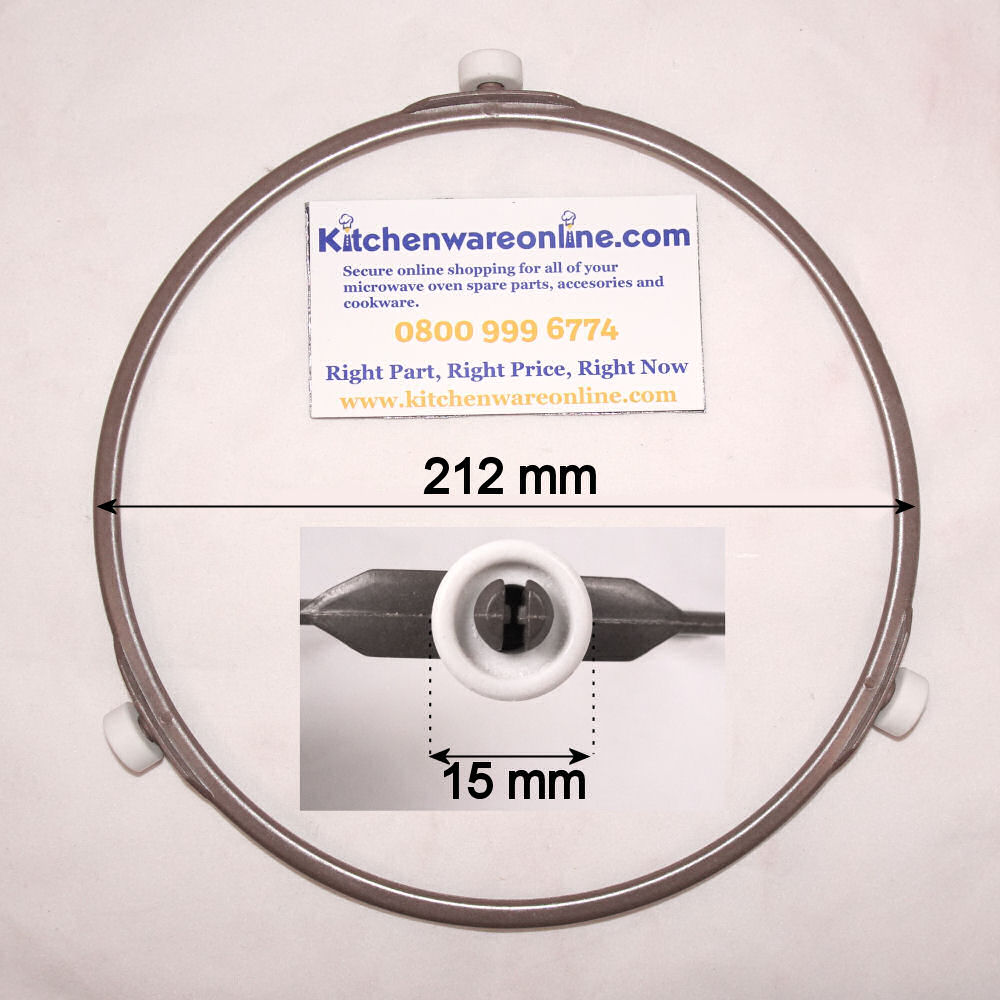 Plastic roller ring (212mm) for Panasonic microwave ovens - Z290D6W50XP