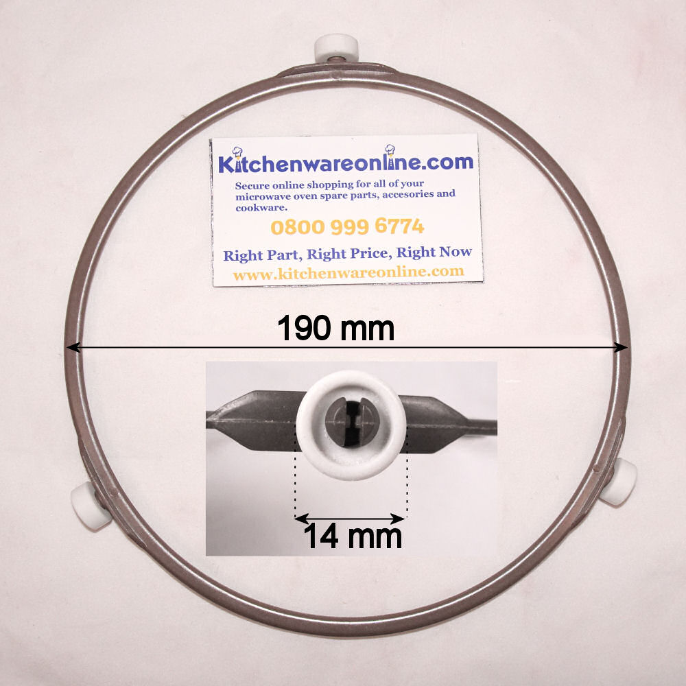 Plastic roller ring (190mm) for Panasonic microwave ovens - Z290D9W00XP