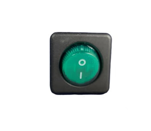Green 2 Pole Cradle Switch - UNI202