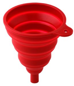 Collapsible funnel-red