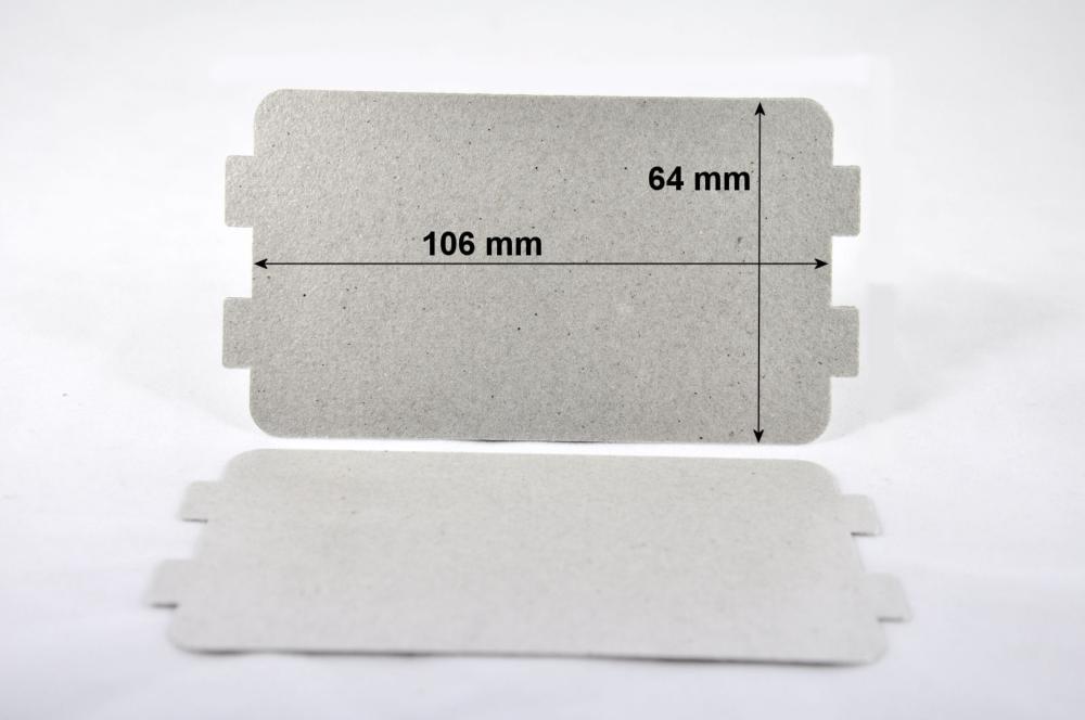 Sharp Microwave Waveguide Covers Pack of 2- 106 mm X 64 mm - 252100100616
