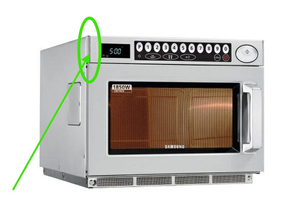 Control Panel End Cap (Left)- DE71-60428B