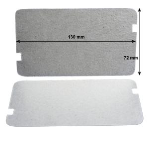 AEG Microwave Waveguide Covers (Pack of 2) - 130 mm x 72 mm - 50280602009