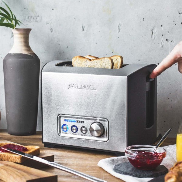 Gastroback Design Toaster Pro 2S with extra wide toast slots  62397