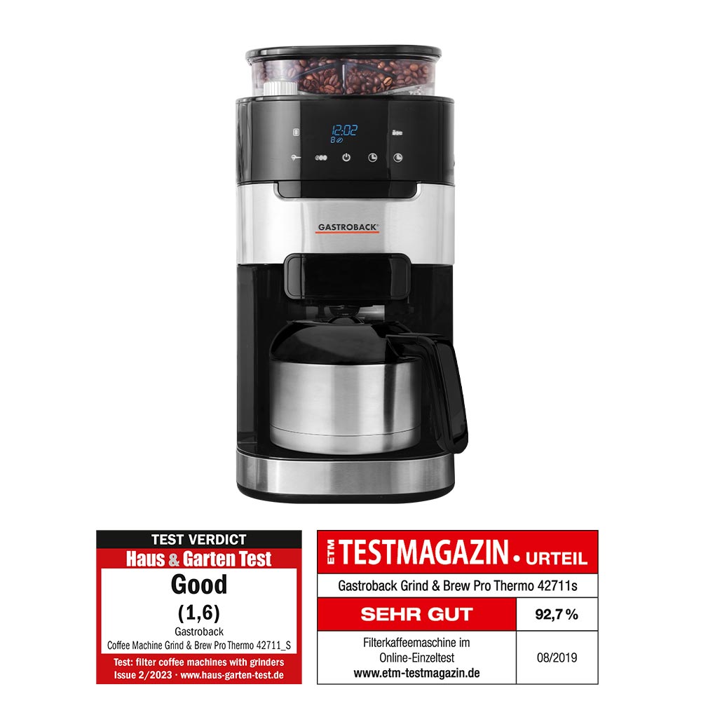 Coffee Machine Grind & Brew Pro Thermo by GASTROBACK - 62711_S